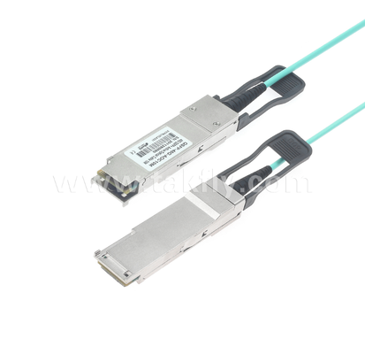 Cable ottico attivo 40G QSFP+ ️ Full-Duplex a 4 canali, 11,3 Gbps per corsia, a bassa potenza, collegato a caldo