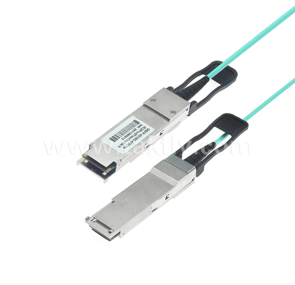 Cable ottico attivo da 40G QSFP+ a 4x10G SFP+ Breakout, 4-Channel Full-Duplex, VCSEL, Hot-Pluggable