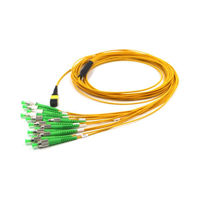 FC APC a MTP 12 Cavo di rottura in fibra G657A1 0.3dB bassa perdita