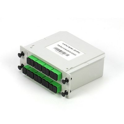 Separatore a fibra ottica tipo a cassetta dello SpA di 1*16 SC/APC MP G657A1 LGX nella rete