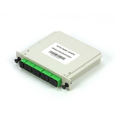 separatore a fibra ottica dello SpA della cassetta di singolo modo G657A1 LGX di 1x8 SC/APC in FTTx