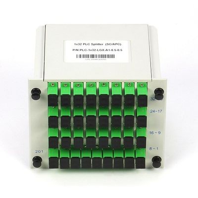 Sc a fibra ottica APC MP G657A1 del separatore dello SpA della cassetta di 1X32 LGX nella rete