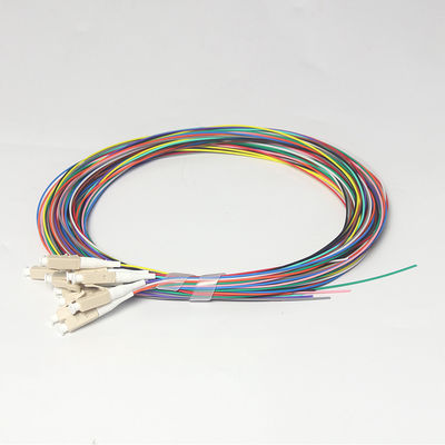 Treccia a fibra ottica LC UPC 50/125 misto di colore di OM3 LSZH 12
