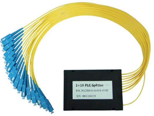 modulo a fibra ottica dell'ABS del separatore dello SpA del cavo 1X8 di 2.0mm con il connettore dello Sc