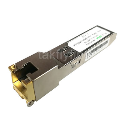 modulo del ricetrasmettitore di Ethernet di gigabit 10GBASE-T del rame RJ45 CAT5E CAT6 100m di 10/100/1000M SFP