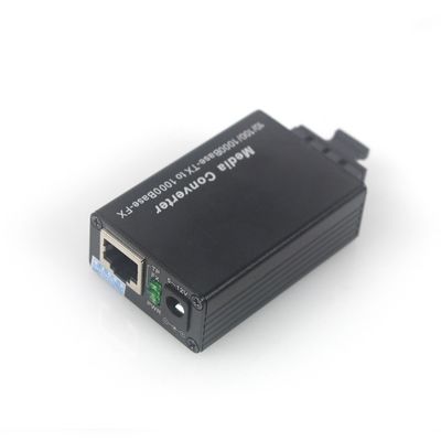 Fibra di Mini Size 10/100/1000M SM Dual Single Mode al convertitore di Ethernet