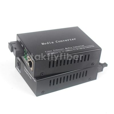 10KM al convertitore di 120KM 10/100M SC Single Fiber Media per la rete Ethernet