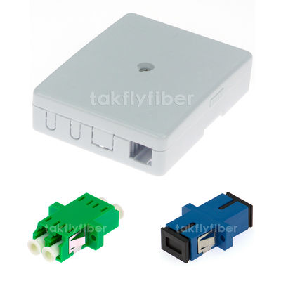 2 scatola terminale a fibra ottica CAT5e dei porti FTTH senza adattatori delle trecce