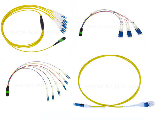 I centri a fibra ottica del cavo di toppa del CS di LSZH 3.0mm MPO 512 per le reti