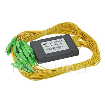 Separatore dello SpA della fibra del modulo dell'ABS dello Sc APC 1x32 per la rete di FTTH FTTX GPON