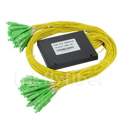 Separatore di plastica della fibra dello SpA del modulo 1x64 dell'ABS per la rete di FTTX PON