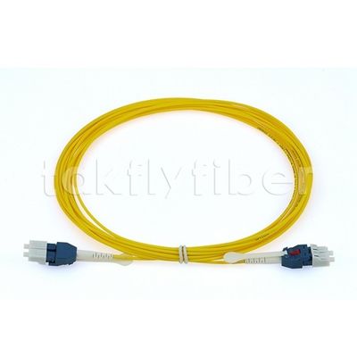 Cavo patch in fibra ottica duplex LC PC uniboot a rotazione di polarità da 2,0 mm con fibra G657A1 per rete
