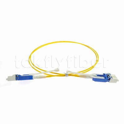 Cavo patch in fibra ottica Duplex Uniboot da 2,0 mm di diametro con fibra G657A1 e guaina LSZH connettore LC PC