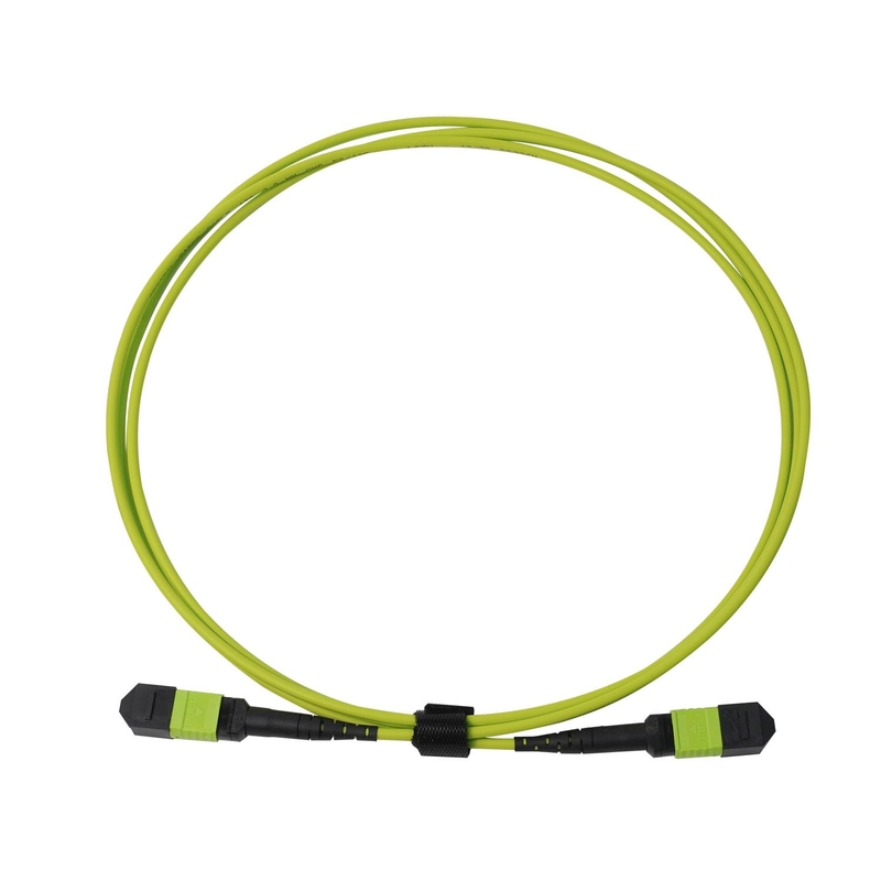 Superiore 24 Fibra Limone Verde Mpo Mtp Cable Multi Fibra Push On Cable -20.C a 70.C Temperatura di funzionamento