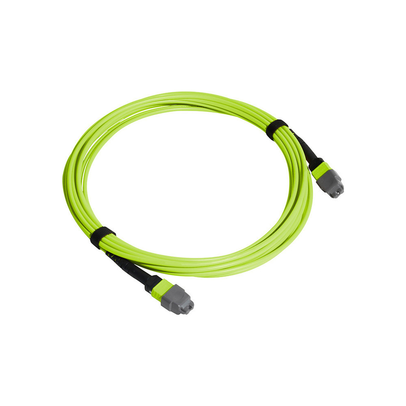 Multi-Modo 24-Fibra di calce verde MPO MTP cavo di fibra ottica 20m lunghezza gamma di temperatura ottimale