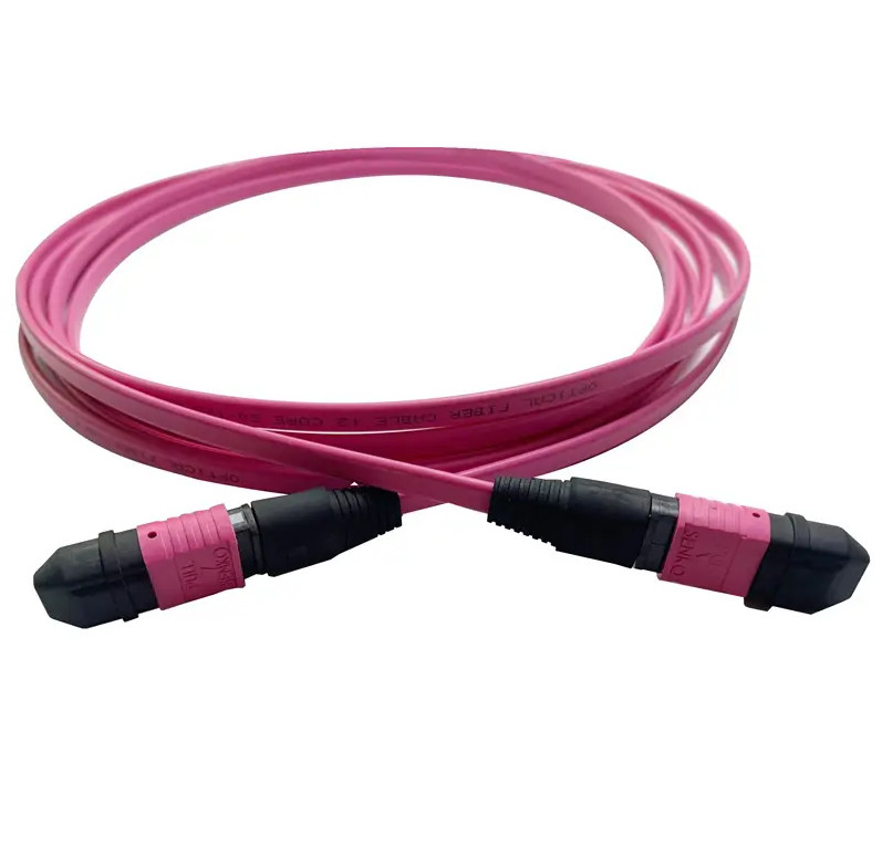 MPO MTP connettore in ceramica di zirconio di 3,0 mm di diametro del cavo da -40.C a 85.C PVC/LSZH Giacca lunghezza 20m