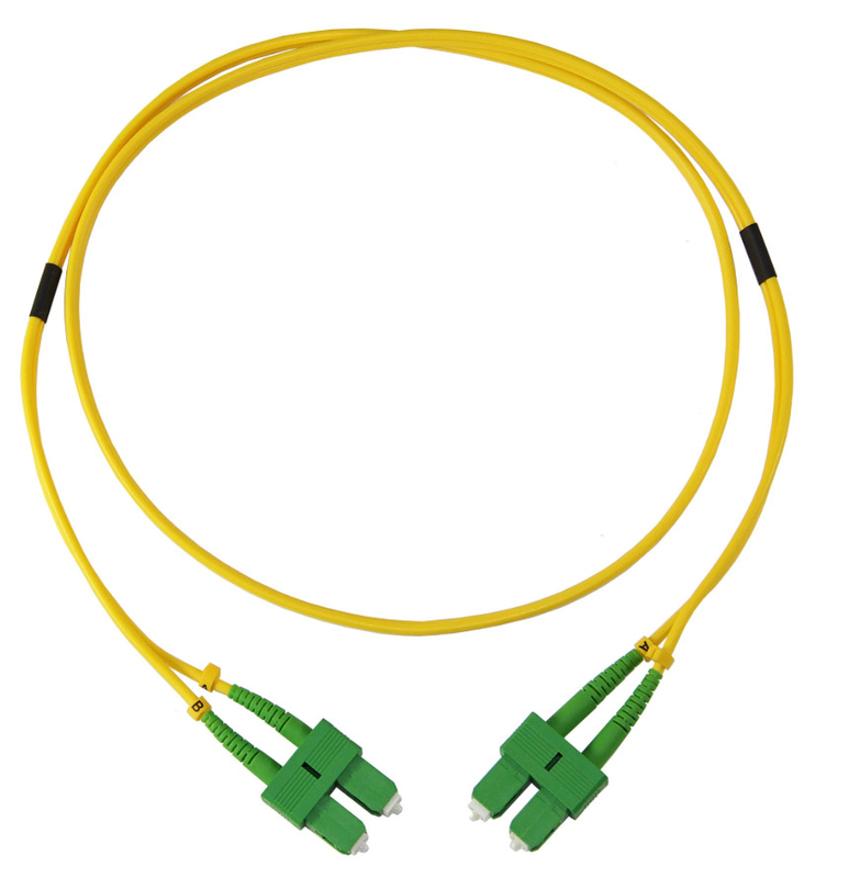 Cable di patch in fibra ottica di grado Telecom con giacca in PVC/LSZH di diametro di 3,0 mm e bassa perdita di inserimento