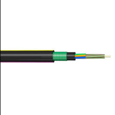 Cable di alimentazione in fibra di fibra di doppio rivestimento GYFTA53 con membrana di resistenza centrale in FRP
