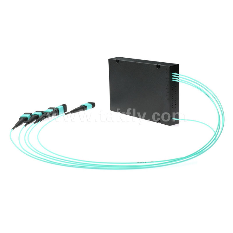 MPO/MTP Fanout Cable PLC Splitter 1x4 SM/MM Fibra ottica per data center FTTX