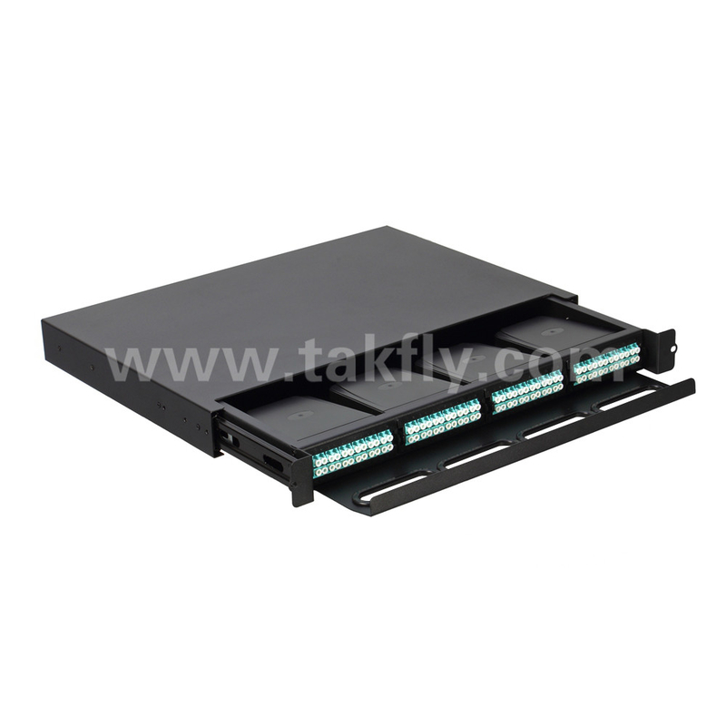 Fibra ottica personalizzabile MPO Cassetta MTP Patch Panel Tipo scorrevole per data center FTTX
