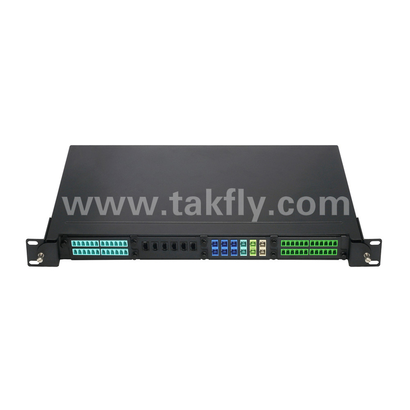 Fibra ottica MPO Cassetta MTP Patch Panel Legatura di alluminio Gestione del tipo scorrevole per data center FTTX