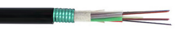 GYFTS 2-144F Cavo ottico esterno con nastro di blocco dell'acqua e involucro esterno in MDPE
