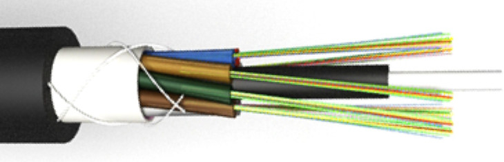8.6MM GYFTY 2-30 Core Cavo esterno in fibra ottica con nastro di blocco dell'acqua