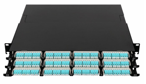 144 Core MPO ad altissima densità, altezza 1U per data center