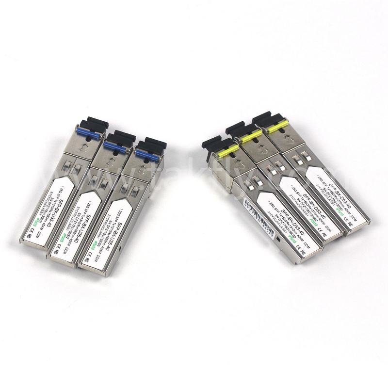 1.25G SFP BIDI Modulo trasmettitore ottico Tx1310/Rx1550nm 40KM SMF DDM LC CISCO JUNIPER HUAWEI COMPATIBILE