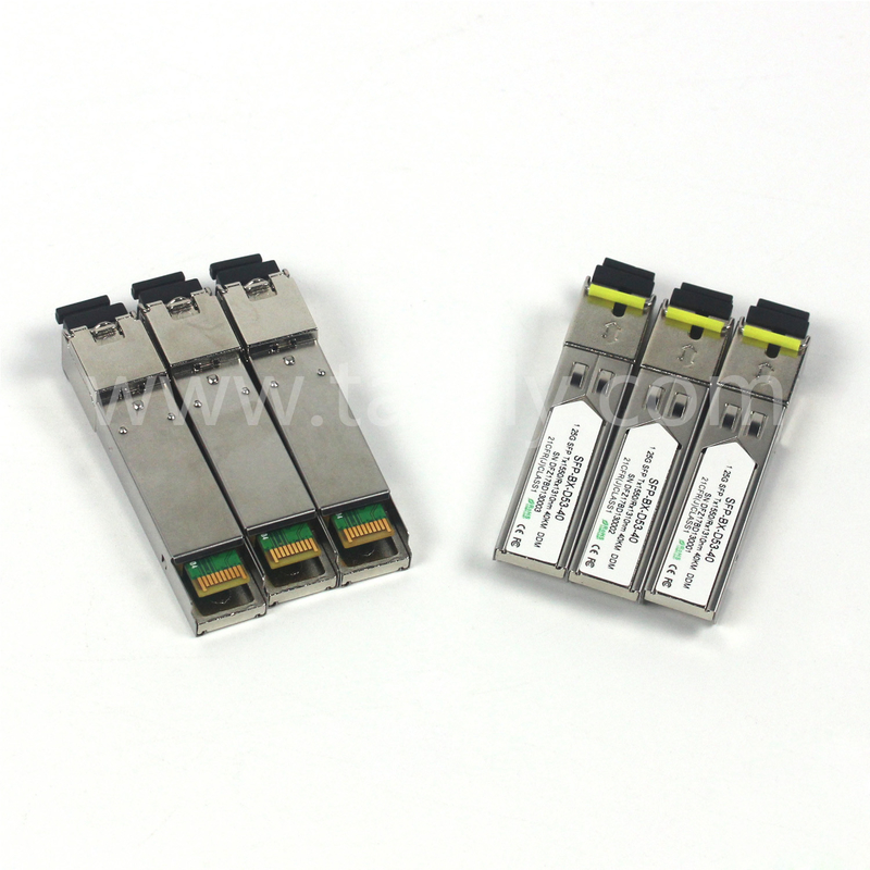 1.25G SFP BIDI Modulo trasmettitore ottico Tx1550/Rx1310nm 40KM SMF DDM LC CISCO JUNIPER HUAWEI COMPATIBILE