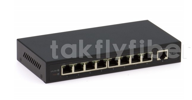 DF-1E-8EP 8-Port 10/100Mbps Fast Ethernet Switch con umidità non congelante 0-95%