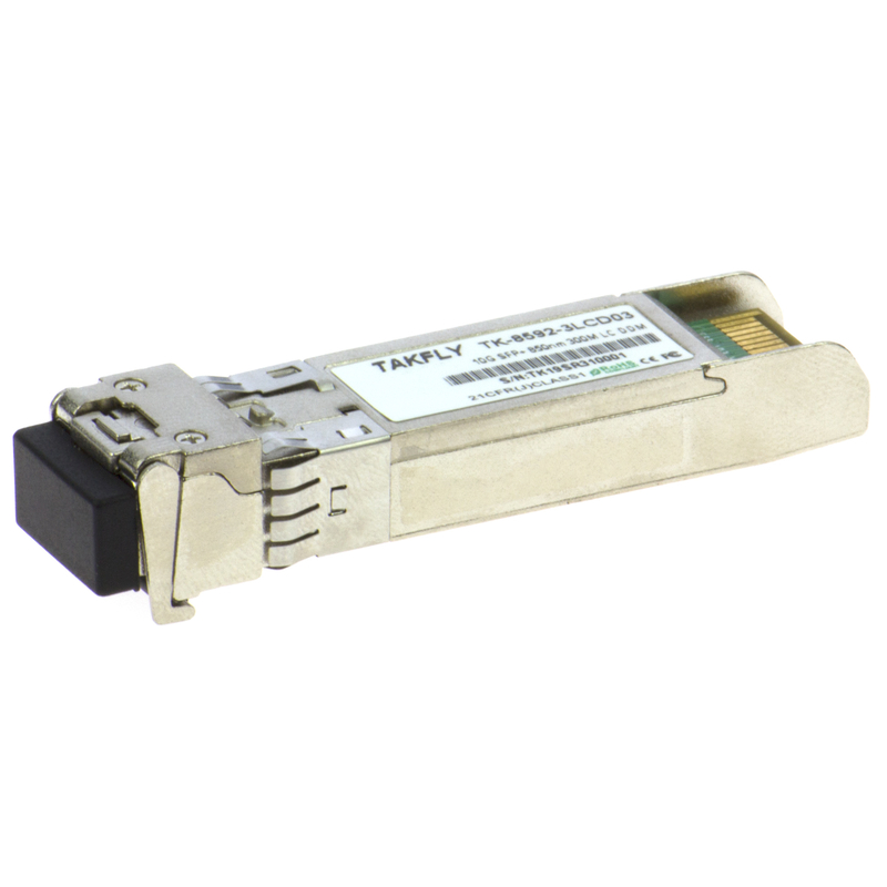 10GBASE-SR 10G SFP+ Optical Transceiver Module 850nm 300m DDM Duplex LC/UPC MMF Cisco Juniper Huawei Compatibile