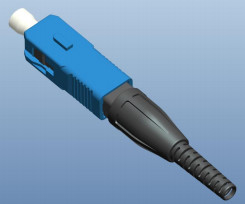 SC UPC/APC Tipo connettore a fibra ottica veloce Tecnologia incorporata meccanica con diametro di 125μm 652 657 fibra