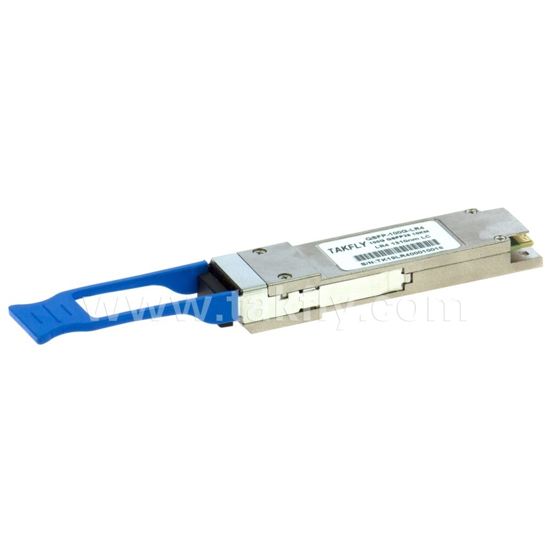 lato cliente 100Gbps 10KM QSFP28 LR4 con DDM Transceiver Fibra ad alta potenza Lunghezza 1m Connessioni Telecom