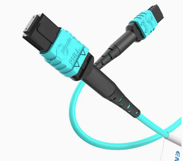 MTP Compatibile Om3 MPO a MPO Cavo in fibra ottica per Qsfp+Transceiver Comunicazioni 5g Tipo B
