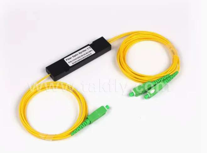 1x2 Single Mode ABS SC PLC Splitter Fibra ottica Sc APC 1 a 2 PLC Splitter