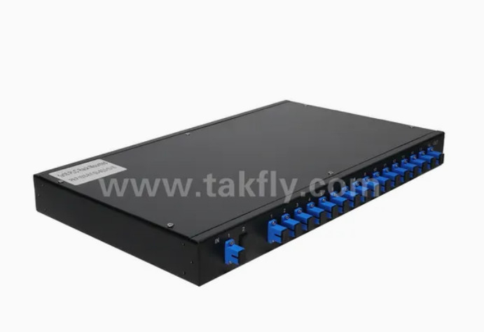 Gpon Epon 32 Port Rack Mount Fiber Optical Splitter Sc/APC Connector Alta affidabilità e stabilità