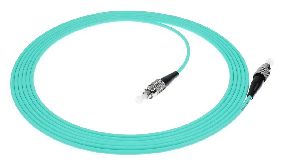FC-FC Simplex Fiber Optic Patch Cord UPC/APC LSZH/PVC Jacket