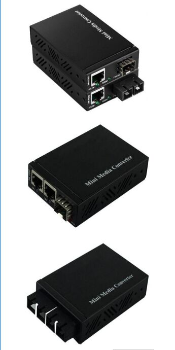 Mini convertitore multimediale da 10/10011000Base-TX a 1000Base-FX