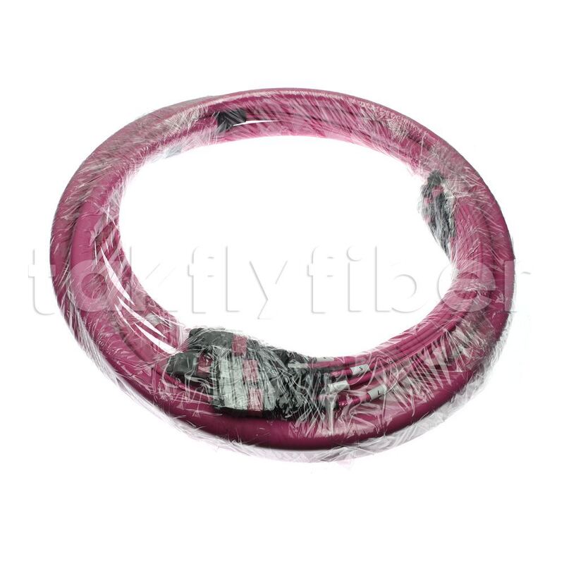 144 Cores OM4 Low Loss MPO Fiber Cable with MTP Connectors for High-Density Data Centers