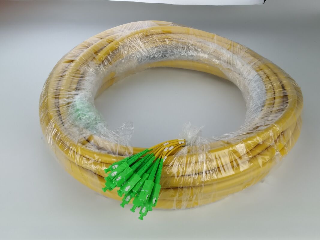 SC-LC 12F Fibra ottica Patchcord con 12,5 mm (Fibra ottica sottounità 2.0 mm) Diametro del cavo