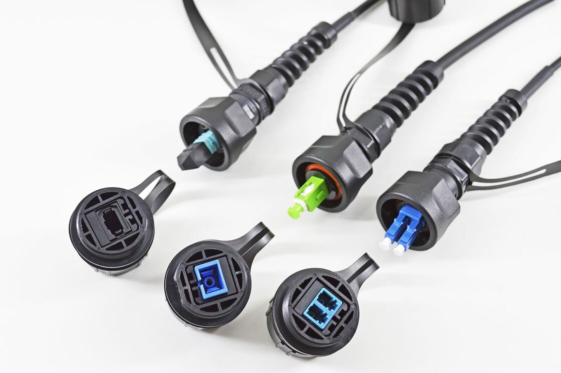 ODVA MPO MTP impermeabile Maschio Femminile a LC SC FC ST SM MM OM3 OM4 OM5 Cavo di rottura in fibra ottica Fibra ottica Patchcord/Fibra ottica Patch Cable/Fibra ottica Trunk Cable/Fibra ottica Fanout Cable