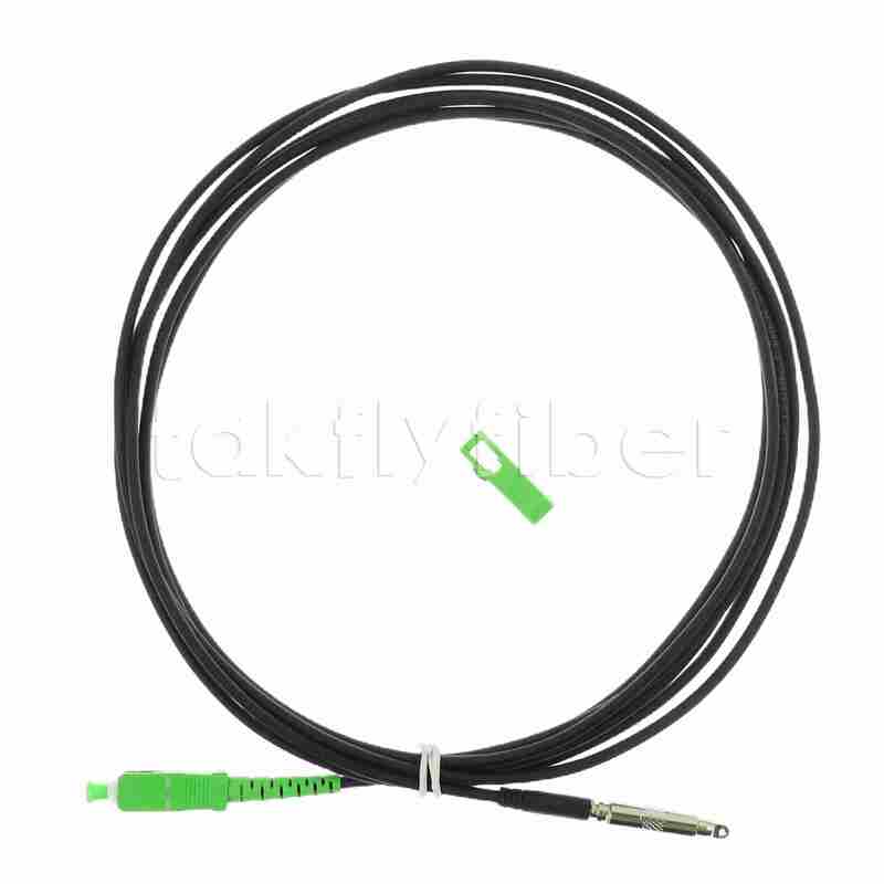 Cavo patch in fibra ottica FTTH CPR Rated SC Pushable con guaina in TPU da 3,0 mm e fibra G657A2