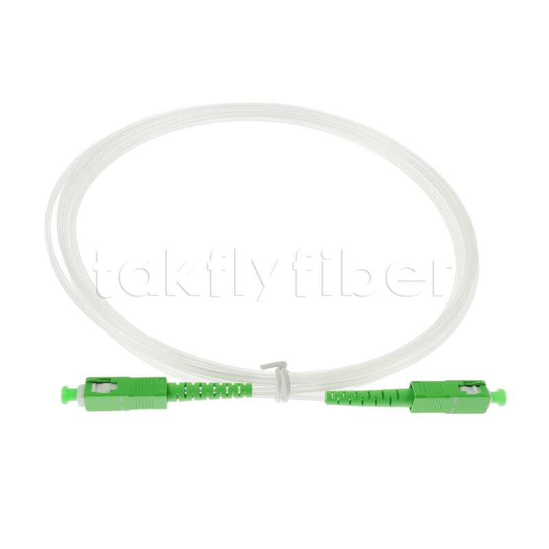 Cavo patch trasparente da SCAPC a SCAPC Cavo patch in fibra ottica invisibile in PVC G657A2