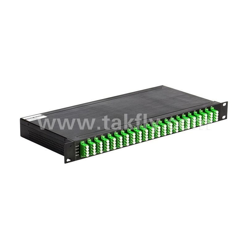 Fibra ottica DWDM 100GHz AWG 40CH MUX+DEMUX per Data Center Telecom 5G