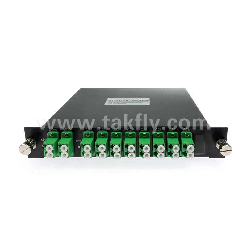 DWDM 8+1 Canale MUX+DEMUX LGX Modulo in fibra ottica per Data Center Telecom 5G
