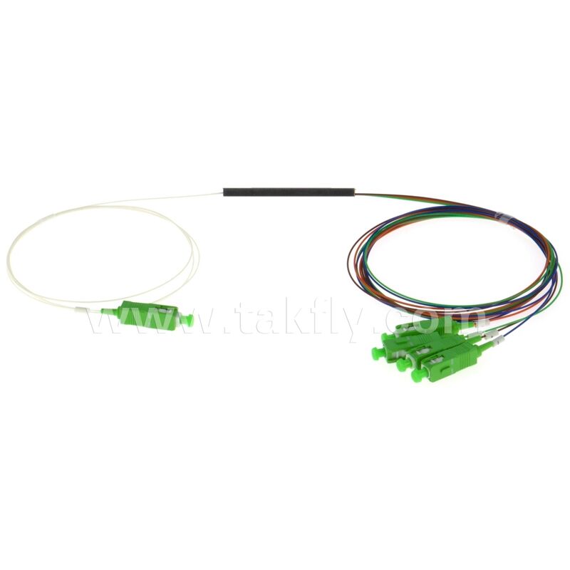 Splitter PLC prese colorate da 0,9 mm Mini tubo in acciaio SC APC/UPC fibra ottica per data center Telecom FTTX