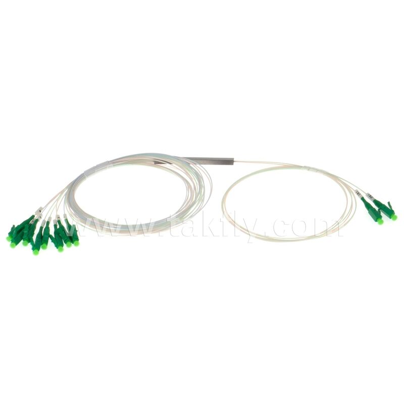 Splitter PLC in Fibra Ottica 2*N Tubo in Acciaio SC APC/UPC 0.9mm per Data Center Telecom FTTX