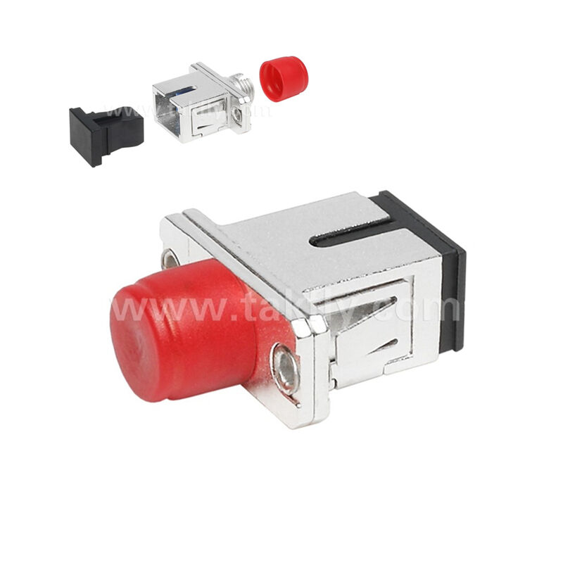FC-SC Coupler Simplex Metal Hybrid Adapter Female/Female Fibra ottica per Data Center Telecom FTTX