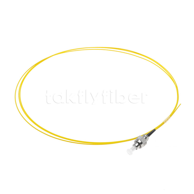 FC Simplex Optical Pigtail Single Mode 9/125μm, 1m/2m/3m Lunghezza, 0,9mm/2,0mm/3,0mm, PVC/LSZH Giacca
